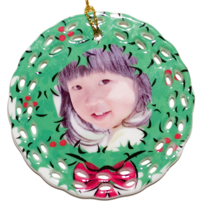 Openwork Ornament with Young Girl